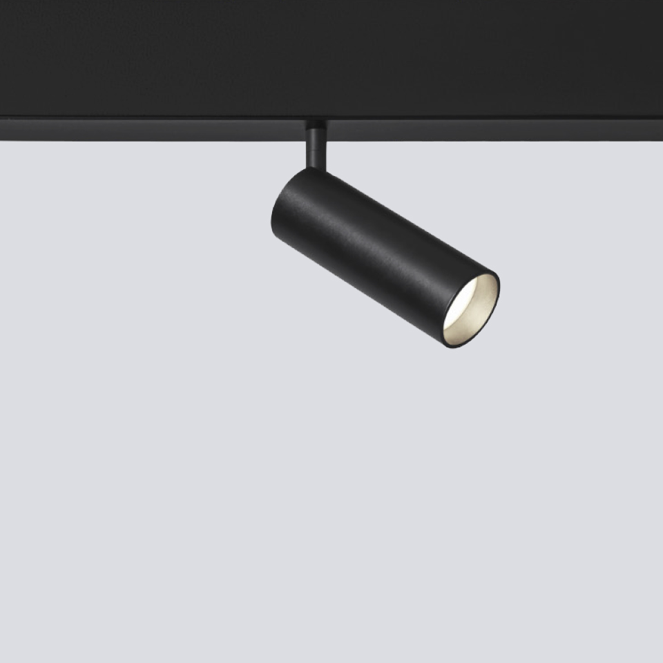 [KFC4A40D22APB] Click Focus 40 LED Dali 24º Diffusseur Ice 2700K Brillant polished + Noir  Ø40 / ≈ 9W / &gt;600 lm