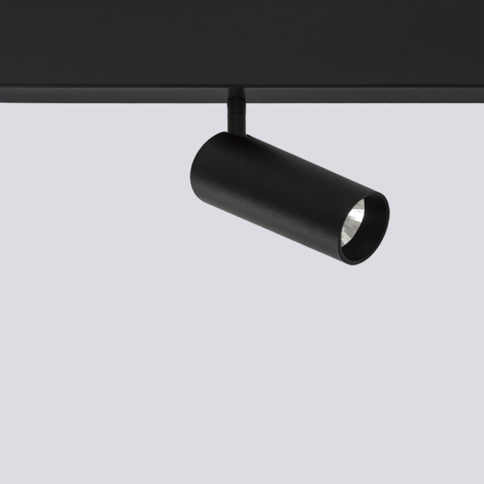 [KFC5A55D24BBS] Click Focus 55 LED Dali 40º Diffuseur transparent 2700K Noir Satiné Ø55 / ≈ 12W / &gt;1300 lm