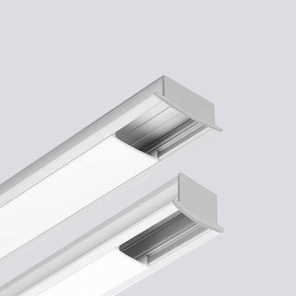 [LNMEX151XXOAL] Line Mini E Aluminium Opal Diffuser ≈ 15W / &gt;2200lm