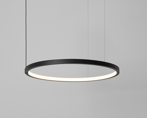 [HPHIA50D29SBS] HOOP HORIZONTAL INTERIOR LED Dali &gt;90º 2700K En saillie Noir Satiné Ø50 / ≈ 27W / &gt;4335 lm